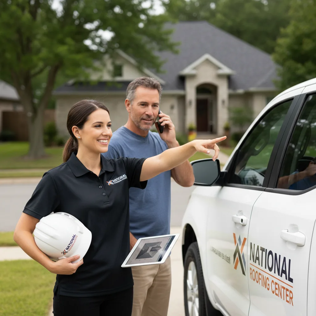 National Roofing Center customer support in Hubert